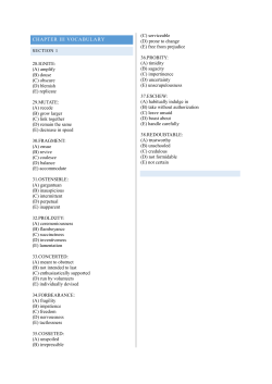 CHAPTER III VOCABULARY