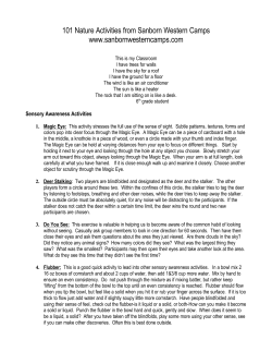 101 Nature Activites - Deception Pass Park Foundation