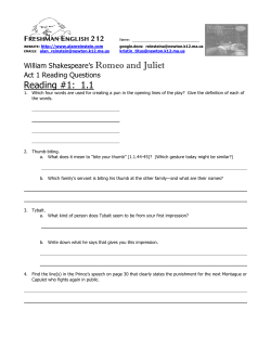 Reading Questions