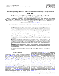 Heritability and quantitative genetic divergence of