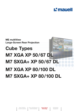 ME multiView M7 Cube Serial, Cubes Overview
