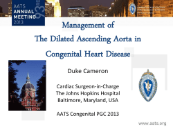 Management of Progressive Aortic Dilation