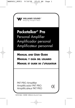 Pocketalker&reg; Pro