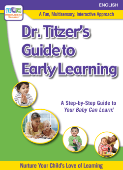 Dr. Titzer`s Guide to Early Learning