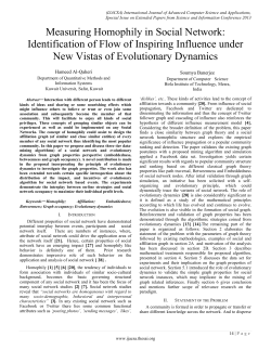 Measuring Homophily in Social Network