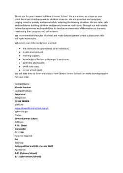 Thank you for your interest in Edward Jenner School