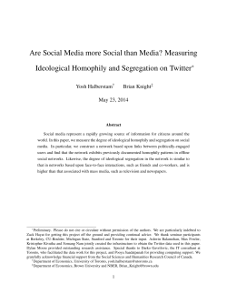 Are Social Media more Social than Media? Measuring Ideological