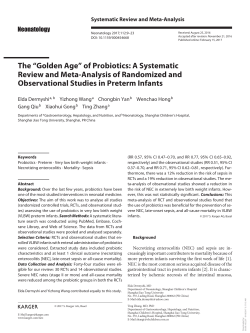 &ldquo;Golden Age&rdquo; of Probiotics: A Systematic Review