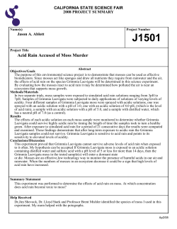 Name(s) - California State Science Fair