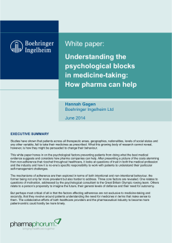 Understanding the psychological blocks in medicine