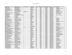 Town of South Bethany Mercantile List as of 12.12.16