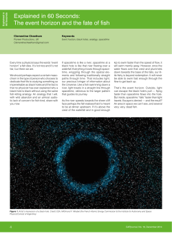 Explained in 60 Seconds: The event horizon and the fate of fish