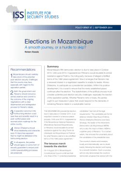 Elections in Mozambique