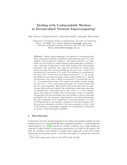 Dealing with Undependable Workers in Decentralized Network