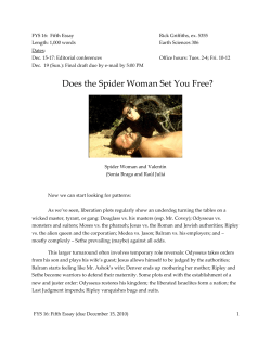 Essay 5: Does the Spider Woman Set You Free
