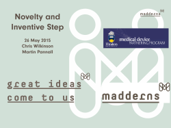 Novelty and Inventive Step