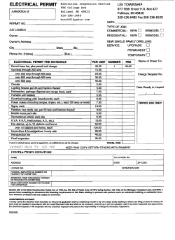 electrical permit