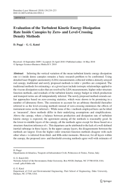 Evaluation of the Turbulent Kinetic Energy Dissipation Rate Inside