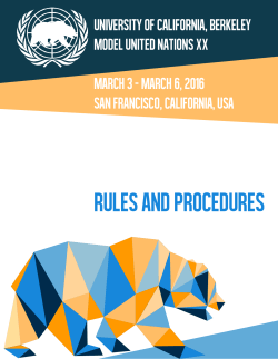 Rules and Procedures