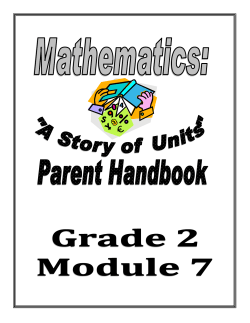 Parent Handbook Grade 2 Module 7 File