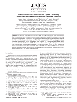 Adsorption-Induced Intramolecular Dipole: Correlating Molecular