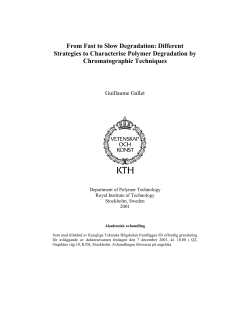 From Fast to Slow Degradation