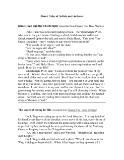 Daoist Tales of Artists and Artisans
