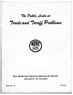 The public looks at trade and tariff problems