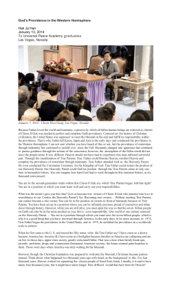 God`s Providence in the Western Hemisphere