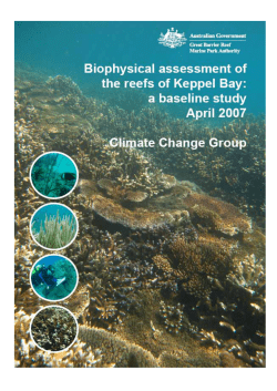 Biophysical assessment of reefs in Keppel Bay
