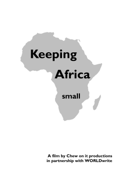 A film by Chew on it productions in partnership with WORLDwrite