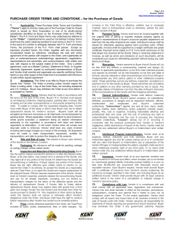Goods - Kent Corporation