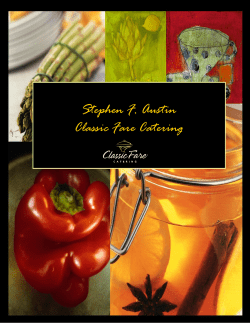 Catering Menu