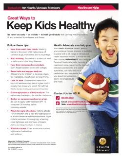 Keep Kids Healthy
