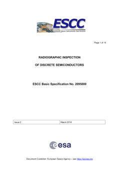 ESCC 2095000 (Discrete Semiconductors)