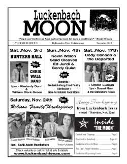 November 2012 - Luckenbach, Texas