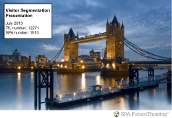 London visitor segmentation