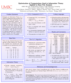 Poster presented at the Summer Undergraduate Research