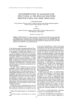 mdo-polytypes - The Clay Minerals Society