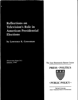 PRESS . POLITICS . PUBLIC POLICY.