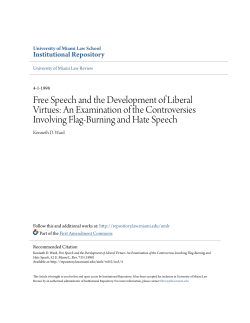 Free Speech and the Development of Liberal Virtues