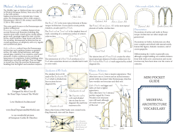 Medieval Architecture Vocabulary &ndash; letter US format