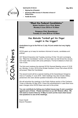 ACT SCOA News May 201