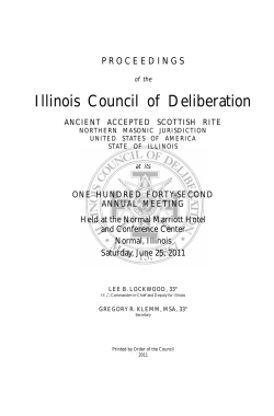 2011 ICOD Proceedings - Illinois Council of Deliberation