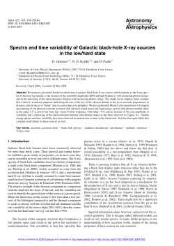 Spectra and time variability of Galactic black-hole X