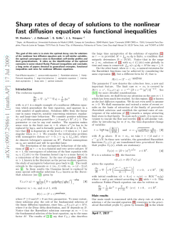 Sharp rates of decay of solutions to the nonlinear