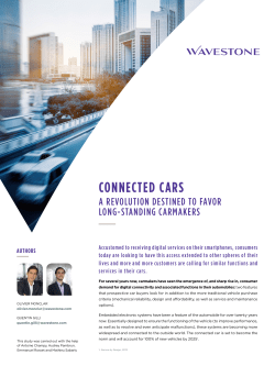 CONNECTED CARS