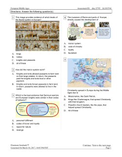 Directions: Answer the following question(s). Continue: Turn