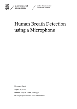 Human Breath Detection using a Microphone