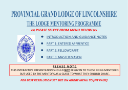 G PLEASE SELECT FROM MENU BELOW O INTRODUCTION AND